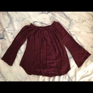 Off the shoulder blouse
